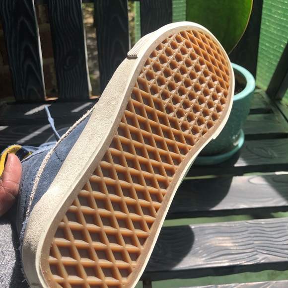 Denim Blue Suede Vans - Picture 7 of 8